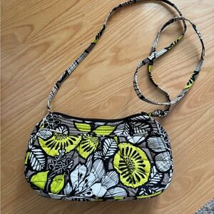 Vera Bradley Floral crossbody in Citron